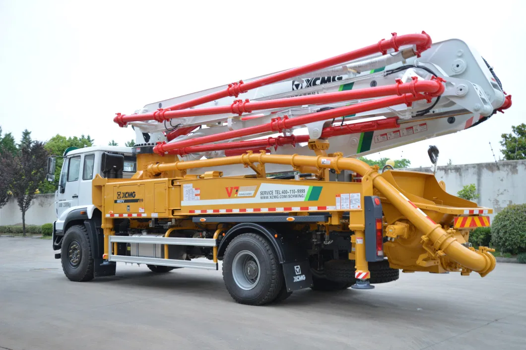 XCMG Schwing Manufacturer Hb37V China Small Mobile 37m Truck Mounted Concrete Boom Pump Price for Sale